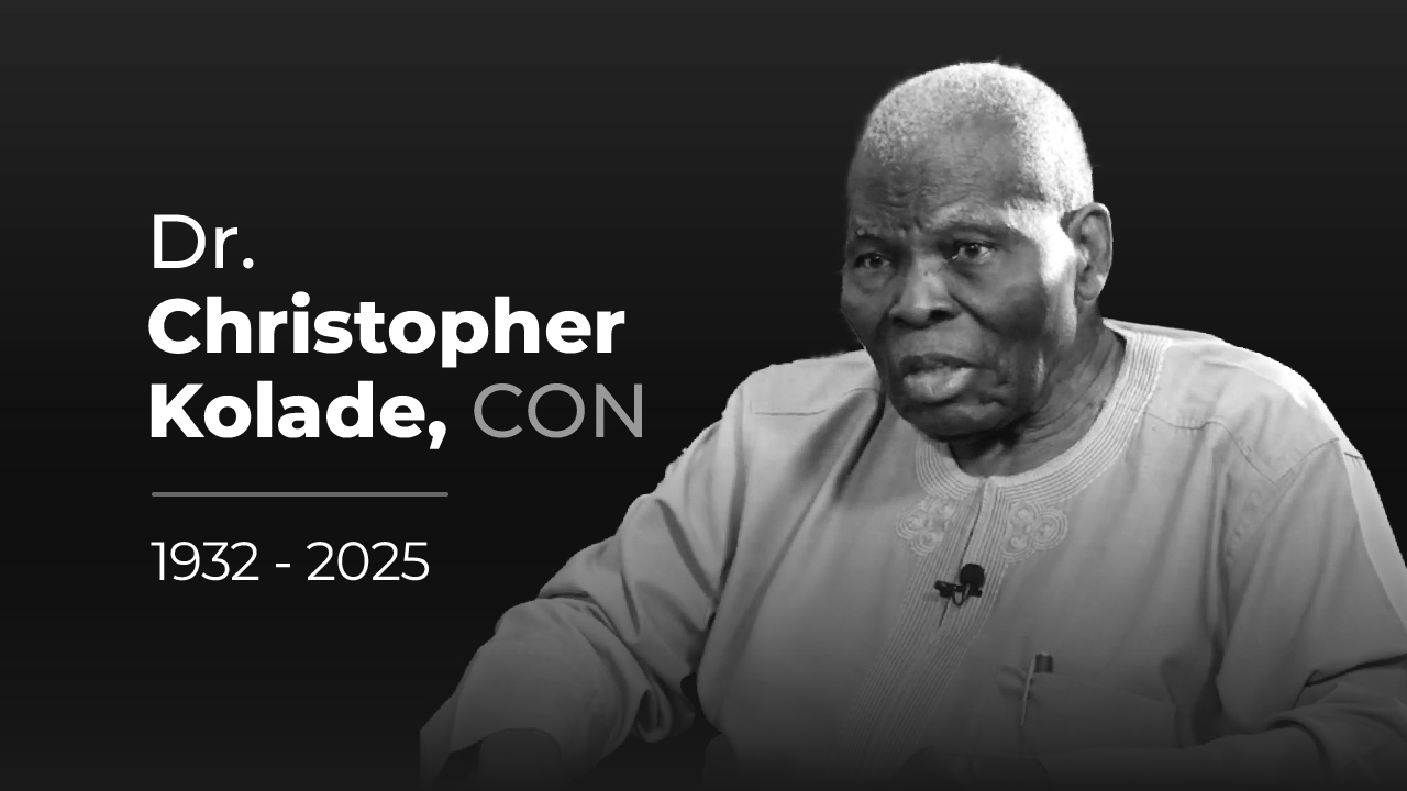 ribute to Amb. Dr Christopher Kolade, CON