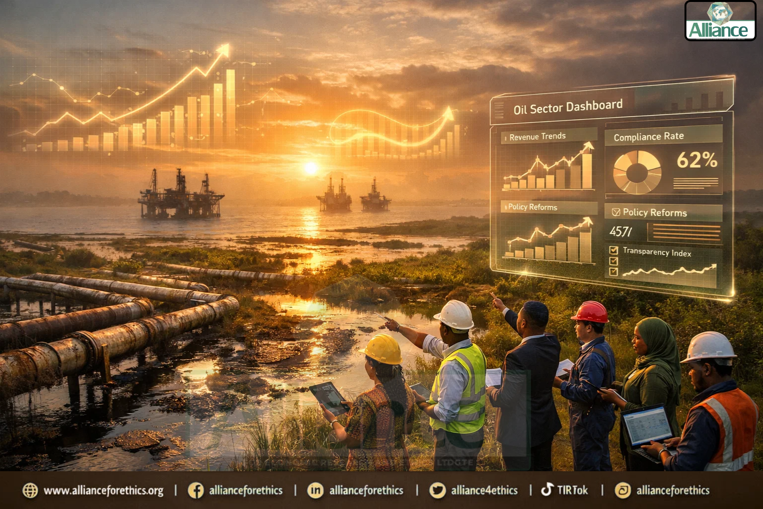 Alliance for Ethics - Despite boom, low production of oil costs Nigeria N28tr in revenue