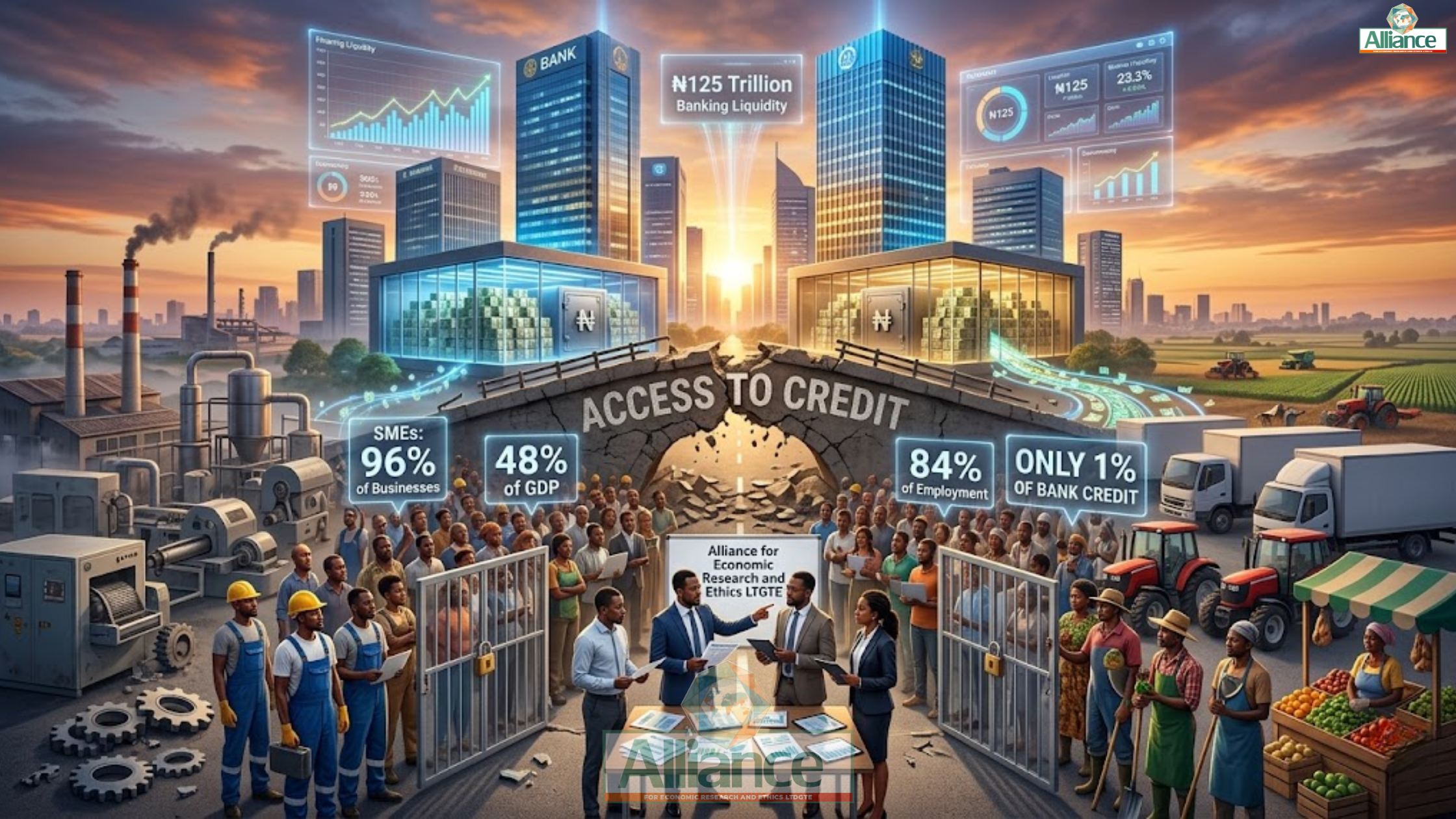 SMEs Get Just 1% of Banks’ Credit Despite ₦125trn Cash Surge.