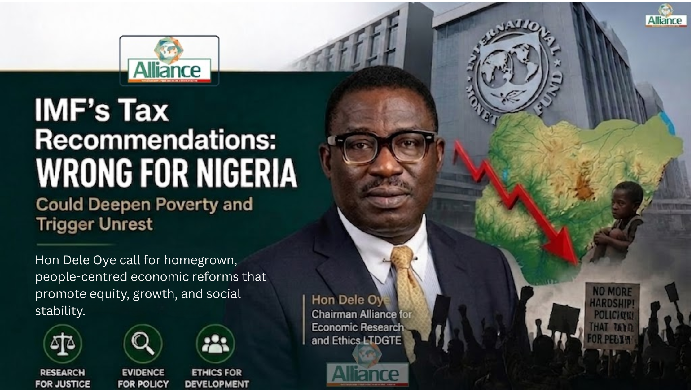 Dele Oye: IMF’s Tax Recommendations Wrong For Nigeria, Could Deepen Poverty And Trigger Unrest